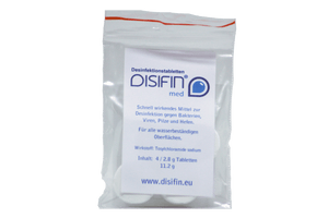 DISIFIN med Desinfektionstabs Beutel mit 4 Tabs
