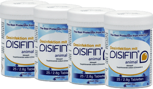 DISIFIN animal  Desinfektionstabs 4 x Dose mit 25 Tabs